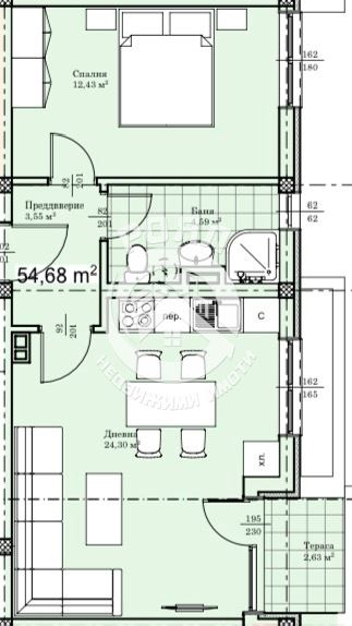 Роял имоти продава двустаен апартамент пред акт 14 в кв.Прослав, гр.Пловдив - 0