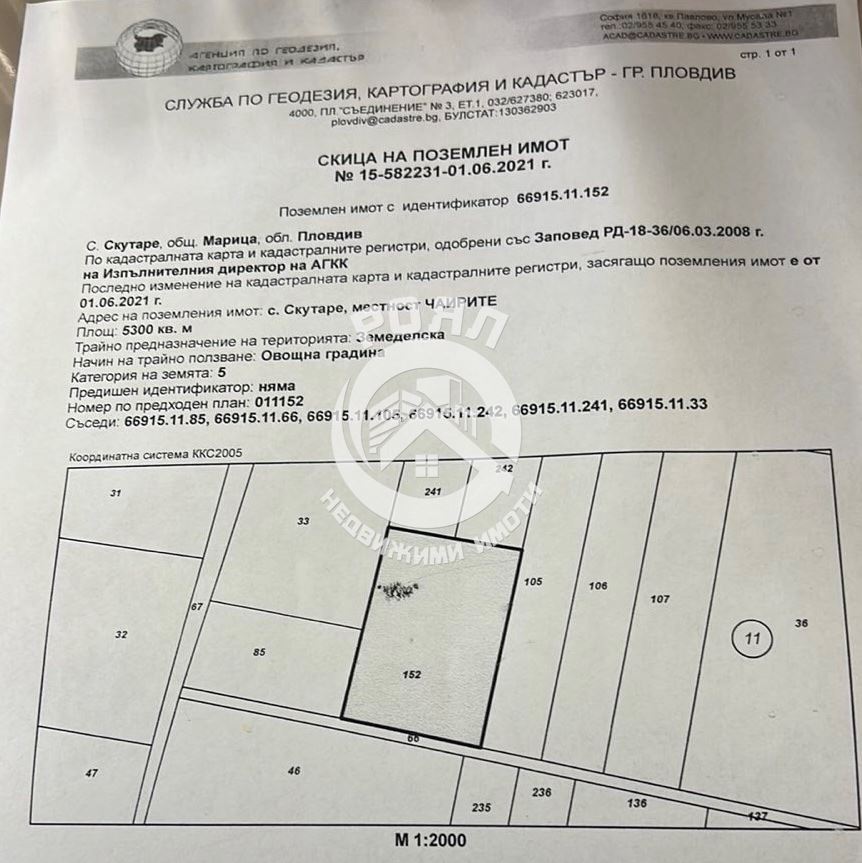 Роял Имоти продава парцел в с.Скутаре,обл.Пловдив - 0