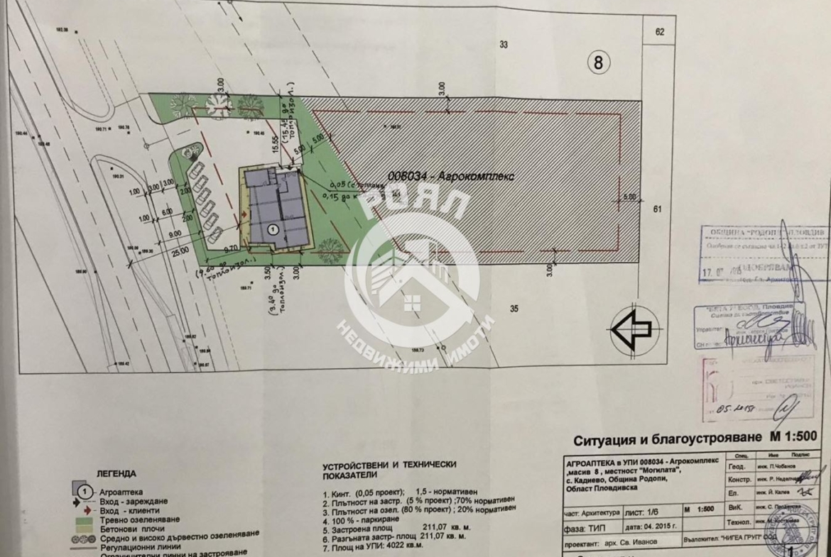 Роял Имоти продава парцел УПИ за Промишлено строителство на Първа линия - 0