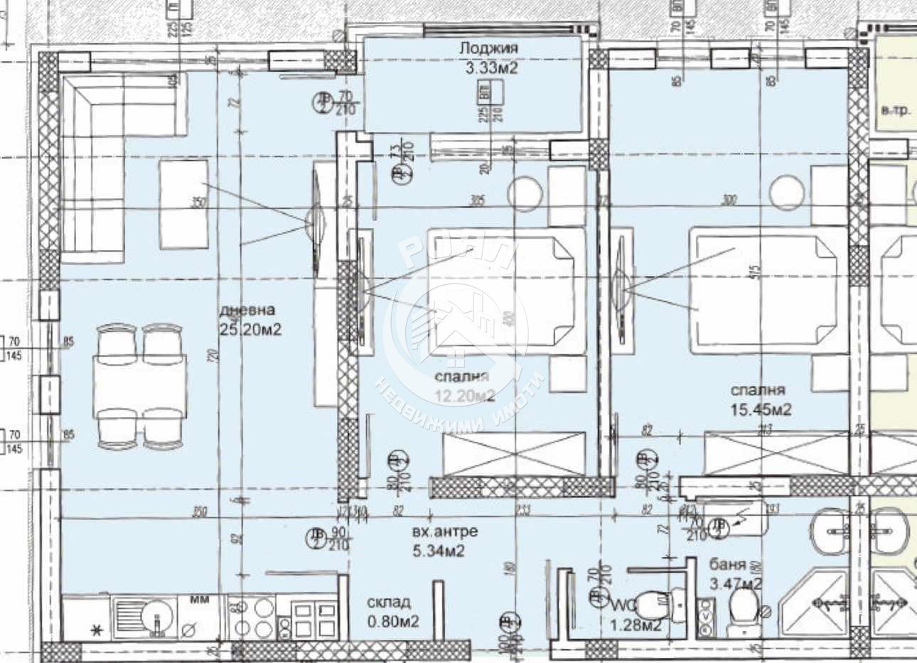 Роял Имоти продава ЕКСКЛУЗИВНО тристаен апартамент пред акт 16 в кв.Христо Смирненски - 0