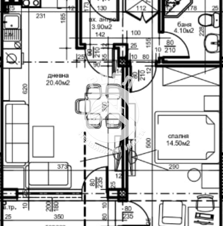 Роял Имоти продава двустаен апартамент с паркомясто в кв.Южен - 0