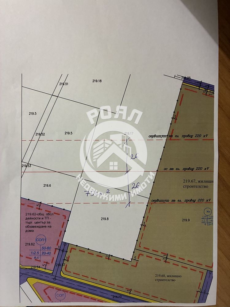 Роял имоти продава Ексклузивно Парцел ,Земеделски имот на втора линия Между кв.Прослав и Коматево - 0