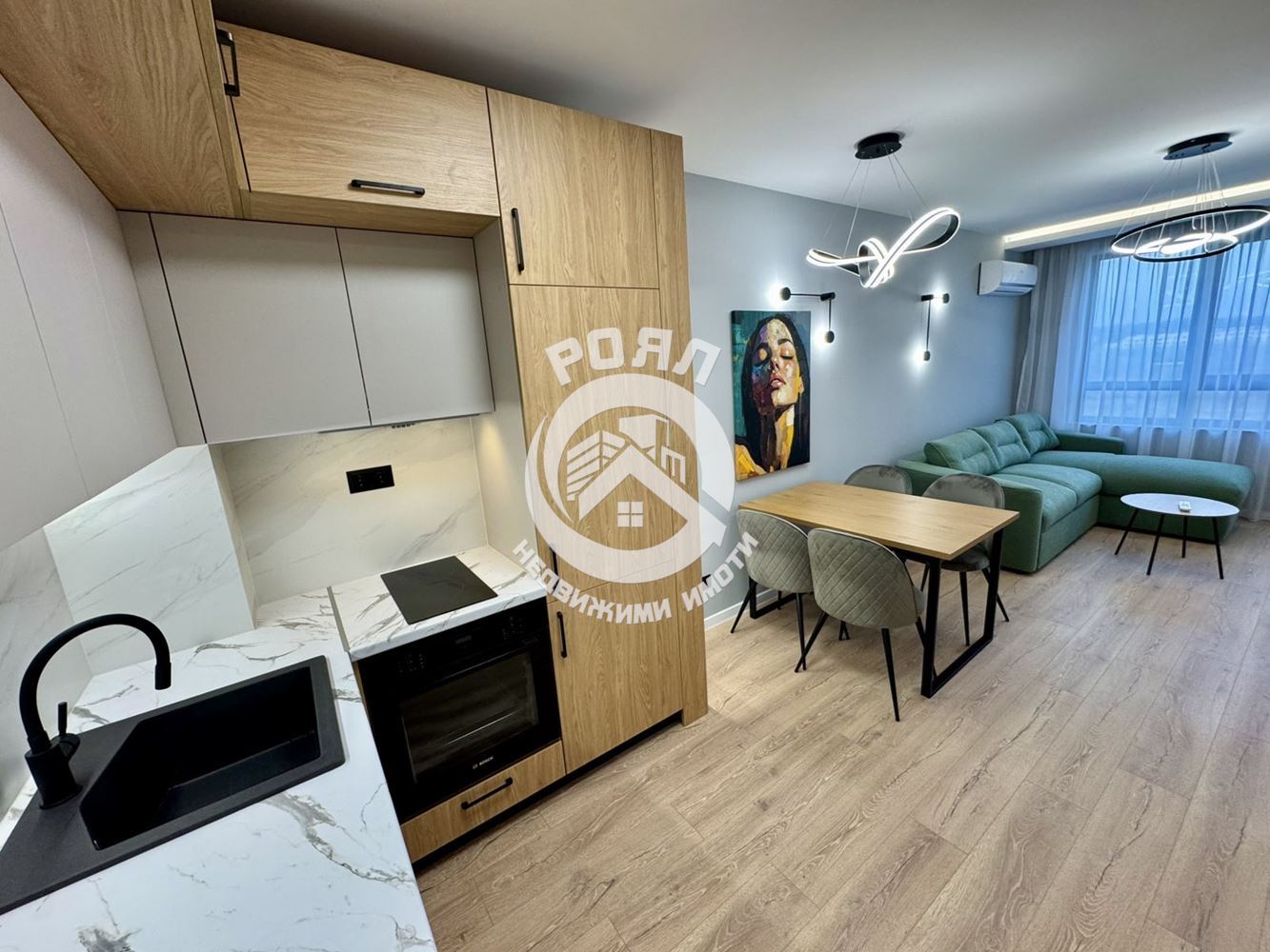 Роял имоти продава обзаведен, двустаен апартамент,в сграда Алвера с АКТ 16 ,Смирненски ,Пловдив - 0