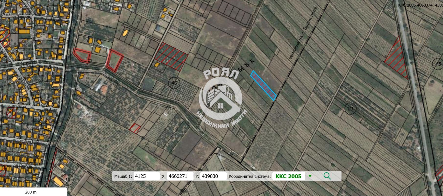 Роял имоти продава УПИ парцел с.Браниполе,Пловдив - 0