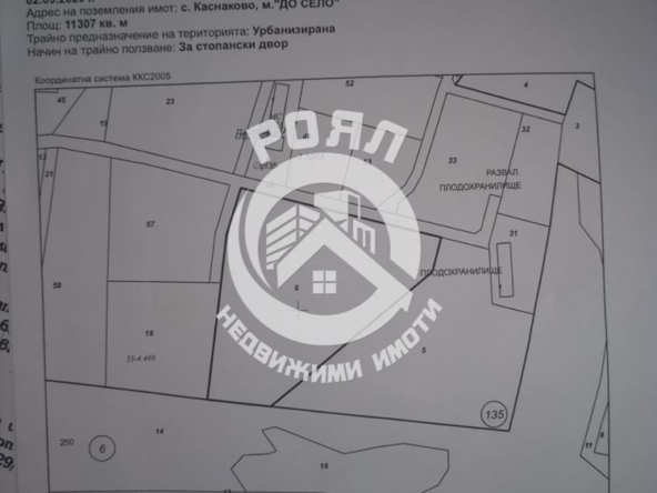 Продава се парцел в с. Каснаково, общ. Хасково БЕЗ КОМИСИОННА!! - 0