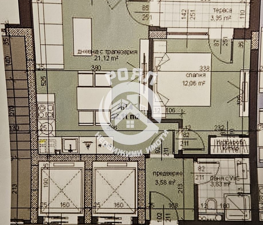 Рпял имоти продава двустаен апартамент с акт16 кв.Тракия,гр.Пловдив - 0