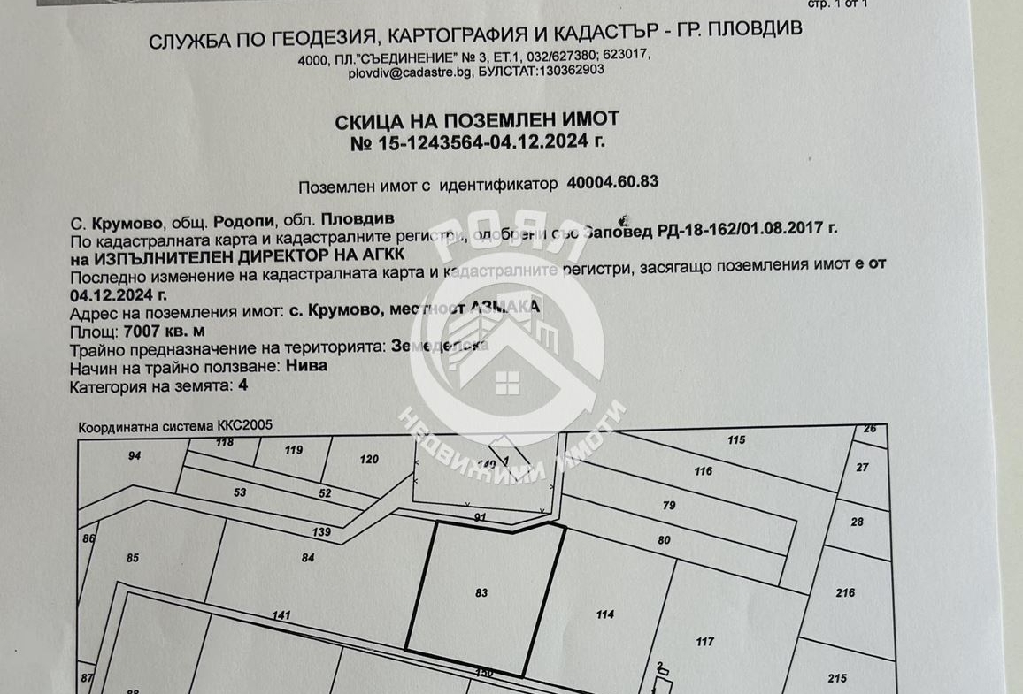 Роял Имоти продава парцел в с.Крумово,обл.Пловдив - 0