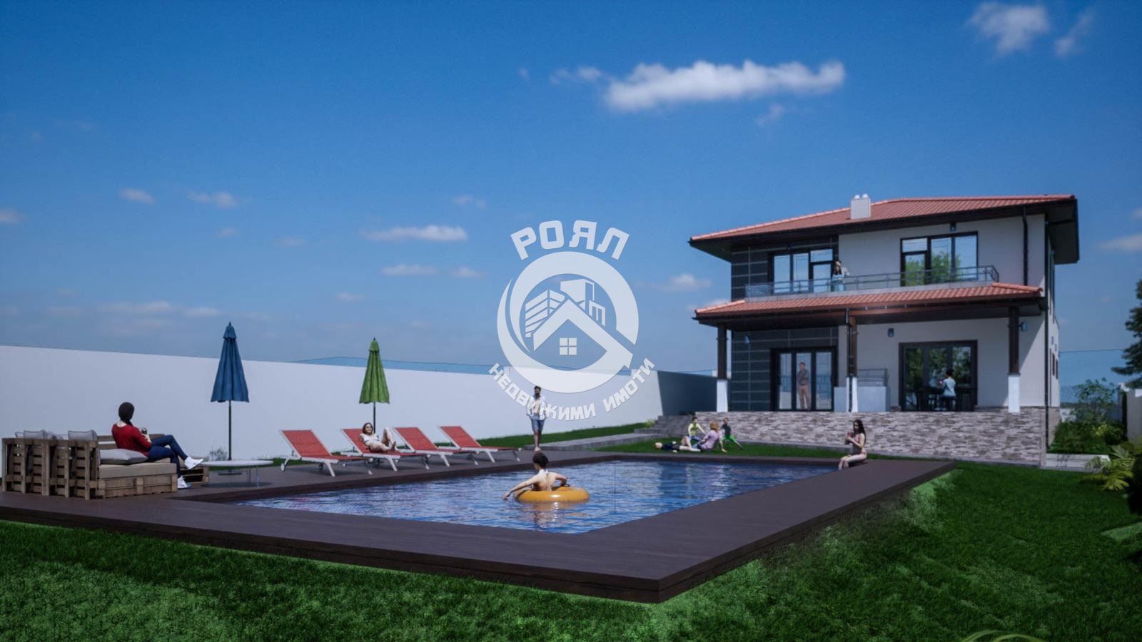 Роял имоти продава парцел с готов проект, с. Белащица, община Родопи - 0