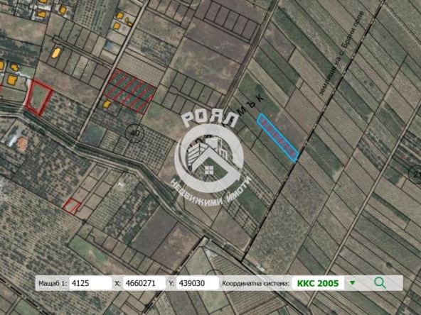 Роял имоти продава УПИ парцел с.Браниполе,Пловдив - 0