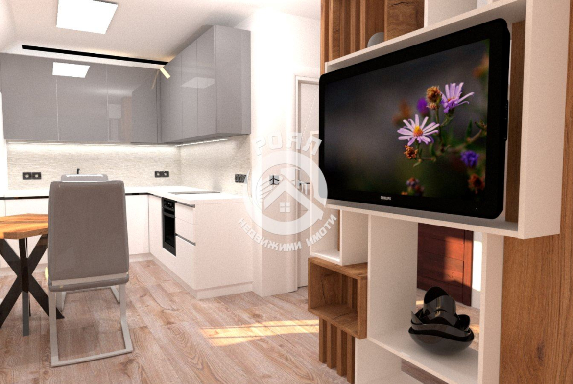 Роял имоти продава едностаен апартамент с готов дизайнерски проект,Кършияка,Пловдив - 0