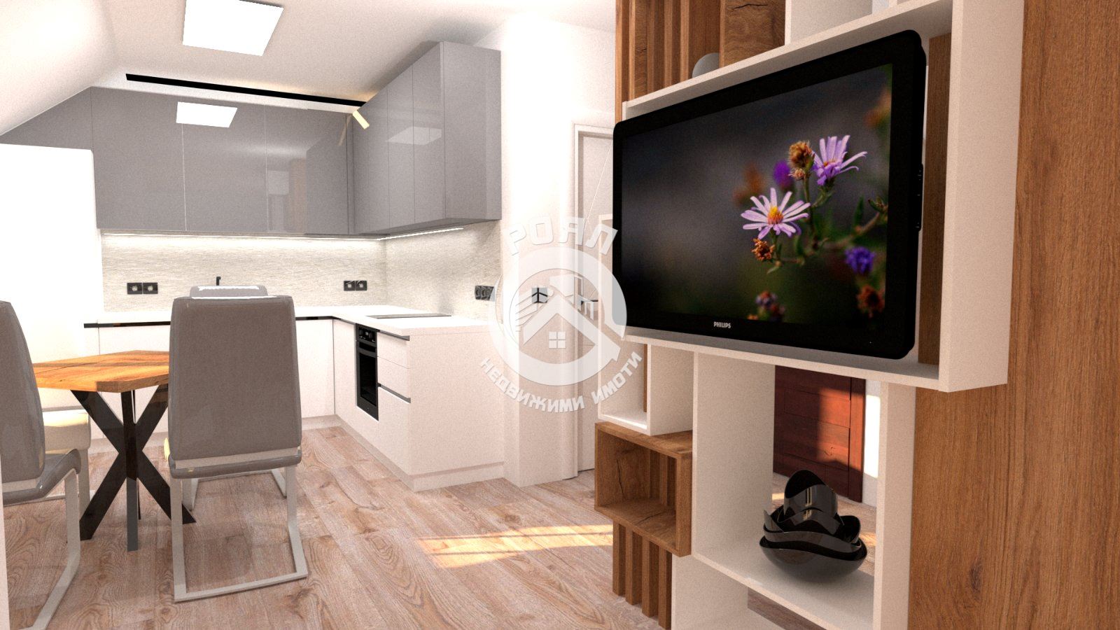 Роял имоти продава едностаен апартамент с готов дизайнерски проект,Кършияка,Пловдив - 0