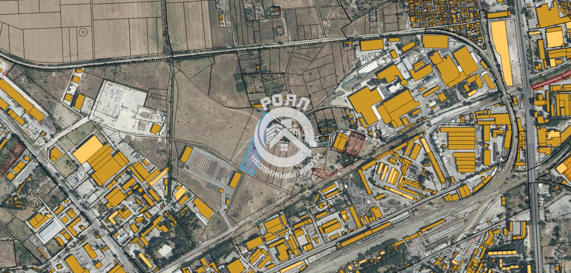 Роял имоти продава парцел за складов обект,гр Пловдив,кв Западен - 0