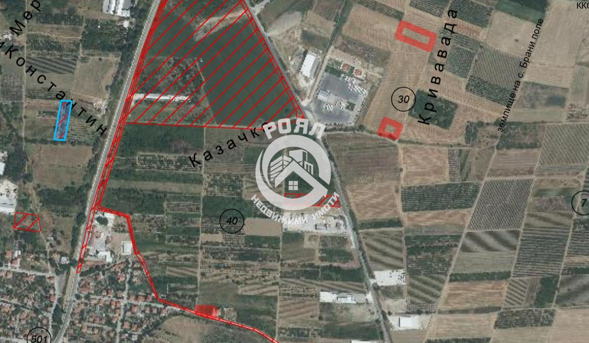 Роял имоти продава 3 парцела УПИ с.Браниполе.Пловдив - 0