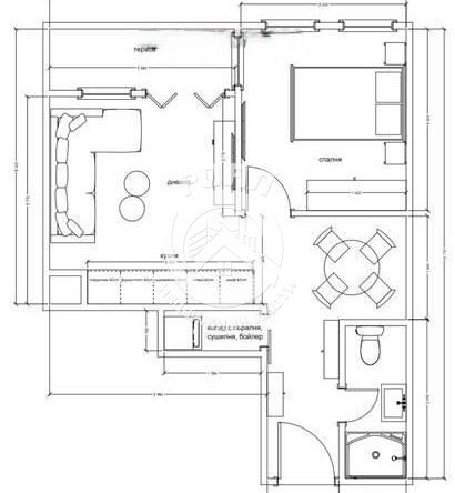 Роял Имоти продава едностаен апартамент в кв.Смирненски - 0