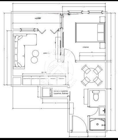Роял Имоти продава едностаен апартамент в кв.Смирненски - 0