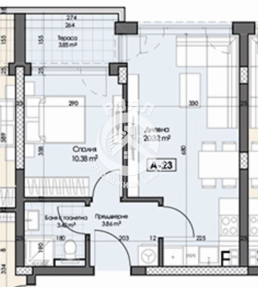 Роял Имоти продава двустаен апартамент в кв.Беломорски, гр.Пловдив - 0