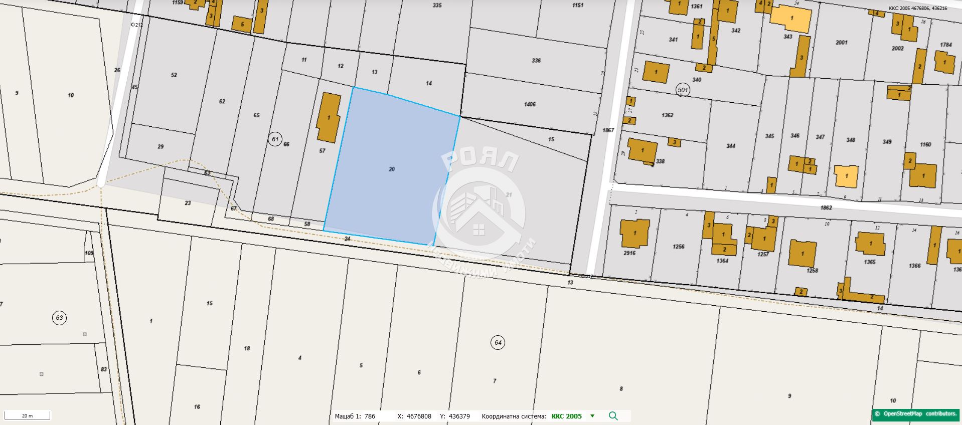 Роял Имоти продава ЕКСКЛУЗИВНО парцел за жилищно стоителство в с. Труд - 0