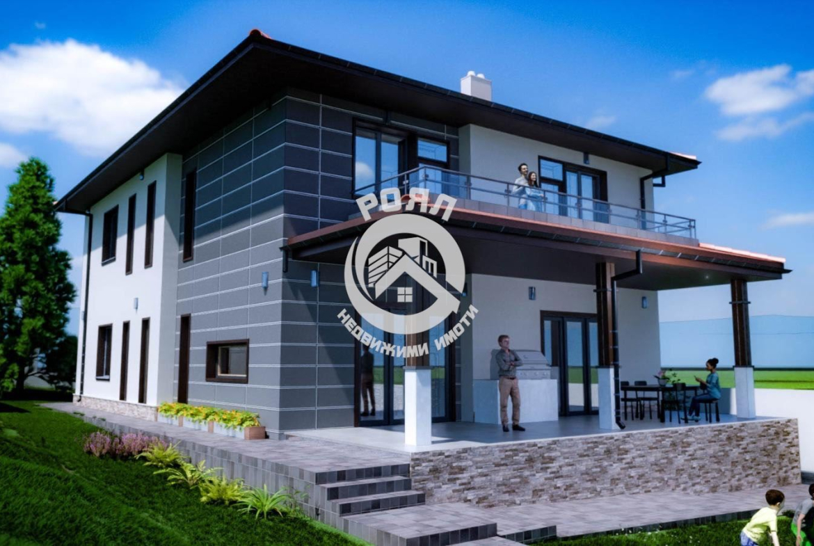 Роял имоти продава парцел с готов проект, с. Белащица, община Родопи - 0