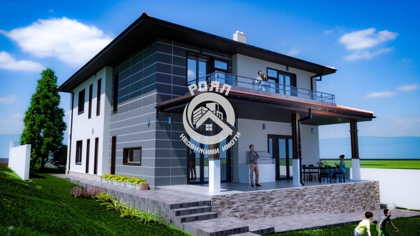 Роял имоти продава парцел с готов проект, с. Белащица, община Родопи - 0