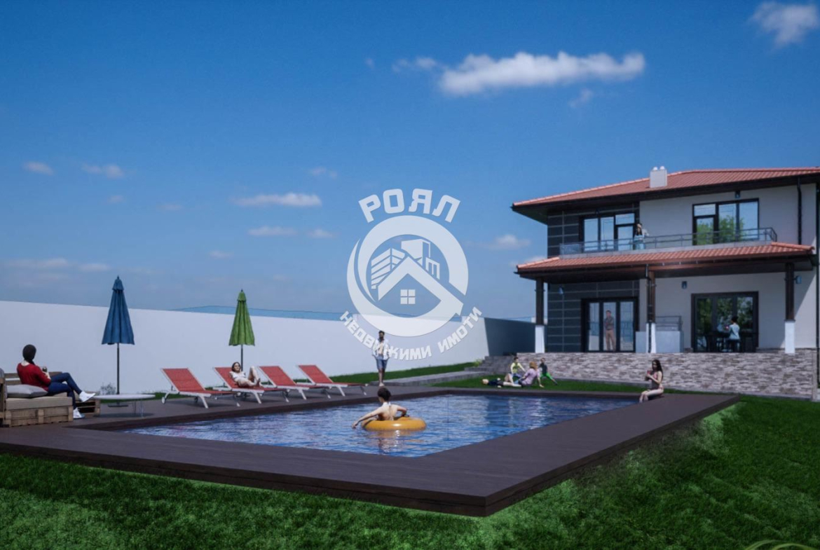 Роял имоти продава парцел с готов проект, с. Белащица, община Родопи - 0