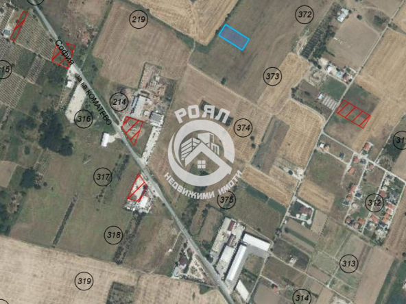 Роял Имоти продава Земеделска земя между кв.Прослав и кв.Коматево, Пловдив - 0