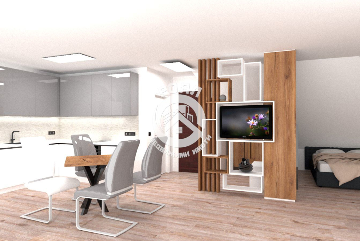 Роял имоти продава едностаен апартамент с готов дизайнерски проект,Кършияка,Пловдив - 0