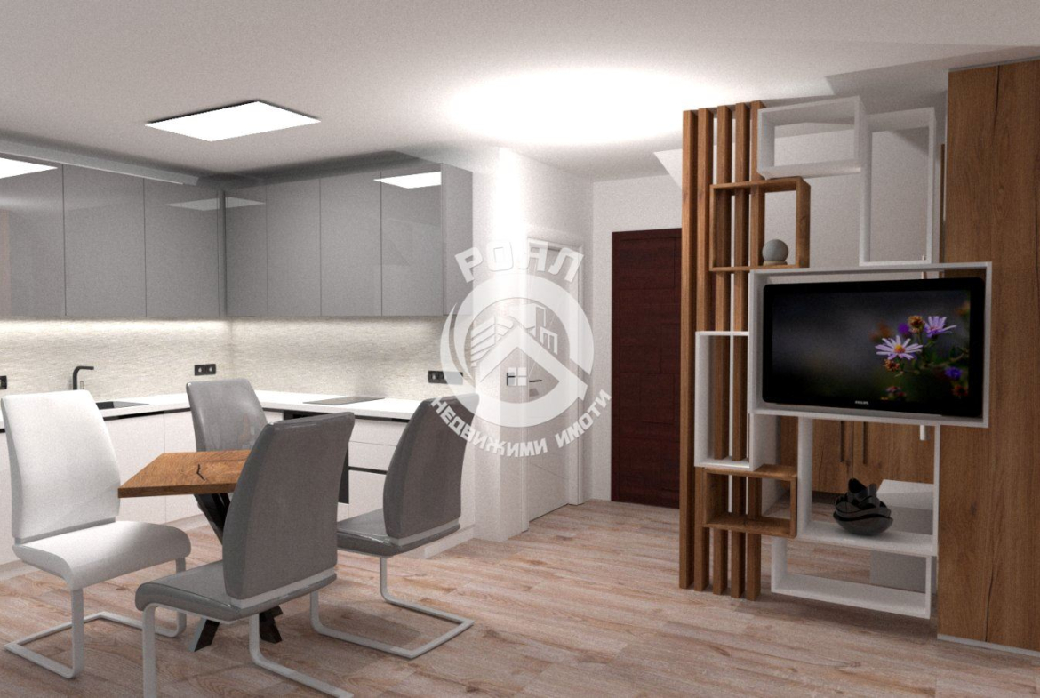 Роял имоти продава едностаен апартамент с готов дизайнерски проект,Кършияка,Пловдив - 0