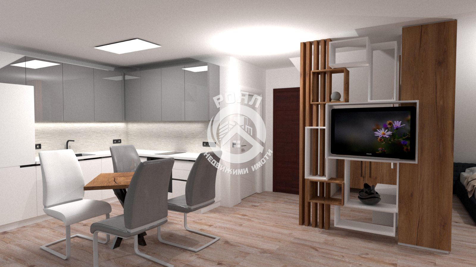 Роял имоти продава едностаен апартамент с готов дизайнерски проект,Кършияка,Пловдив - 0