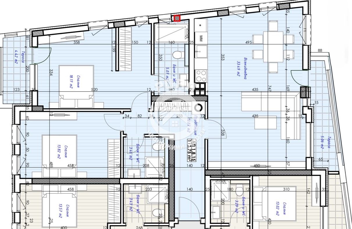 Роял Имоти продава тристаен апартамент в кв.Кършияка - 0