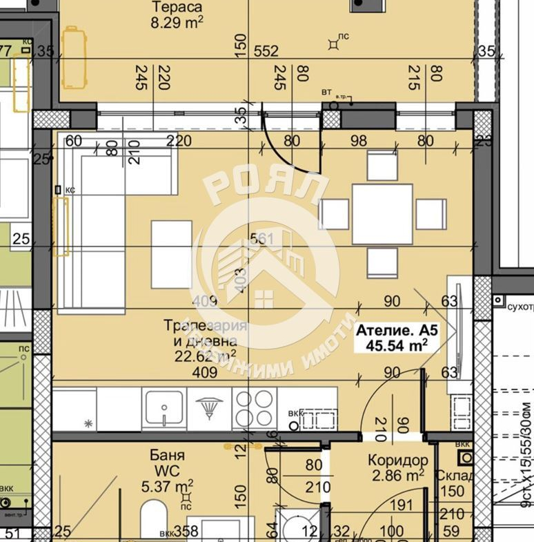 Роял Имоти продава едностаен апартамент в Пловдив,кв.Остромила - 0