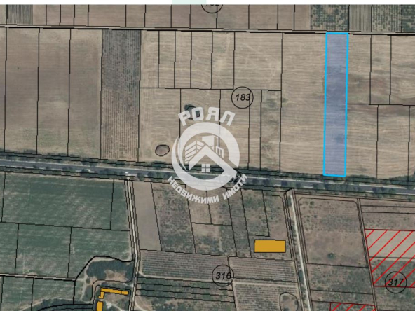 Роял имоти продава голям масив земеделска земя на първа линия, Пазарджишко шосе, Пловдив - 0