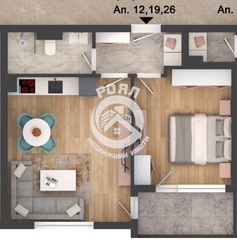 Роял имоти продава двустаен апартамент, пред акт 15, Кършияка ,Пловдив - 0