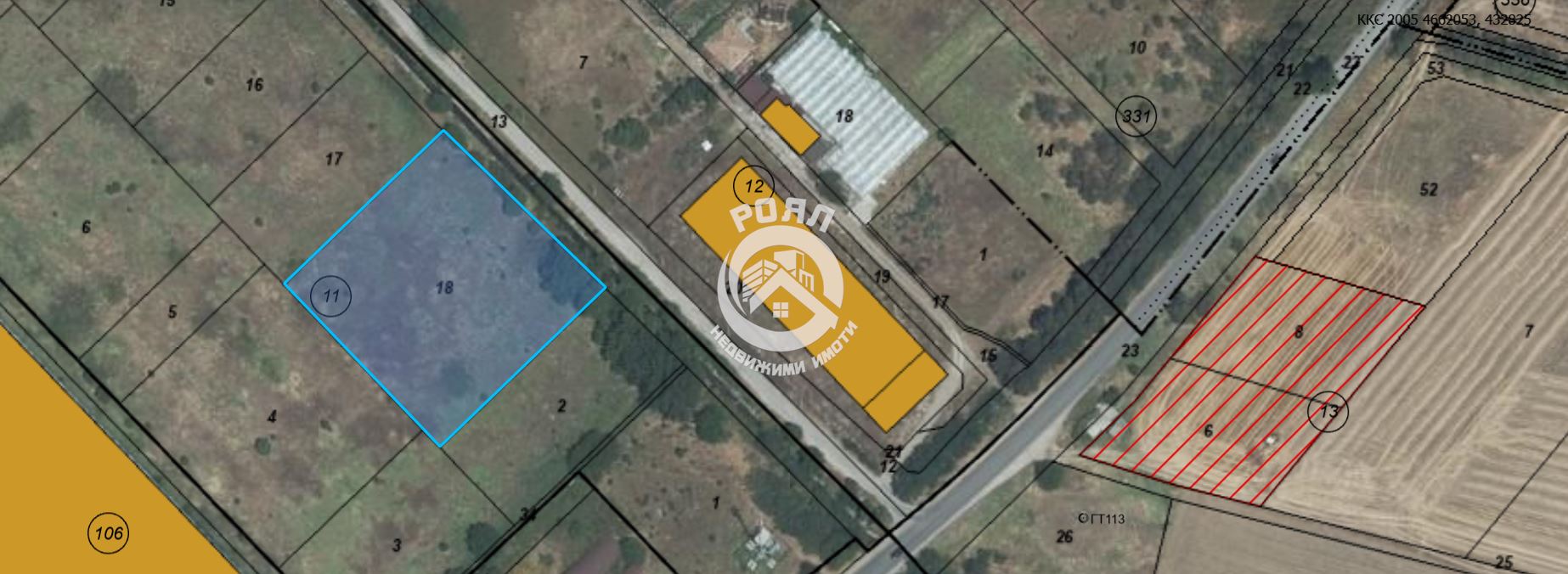 Роял имоти продава парцел - Нива, с.Първенец, Пловдив - 0