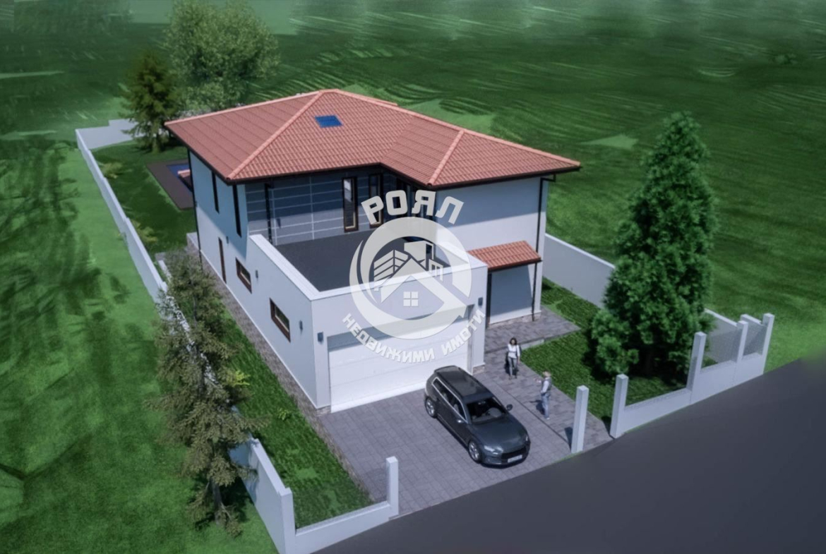 Роял имоти продава парцел с готов проект, с. Белащица, община Родопи - 0