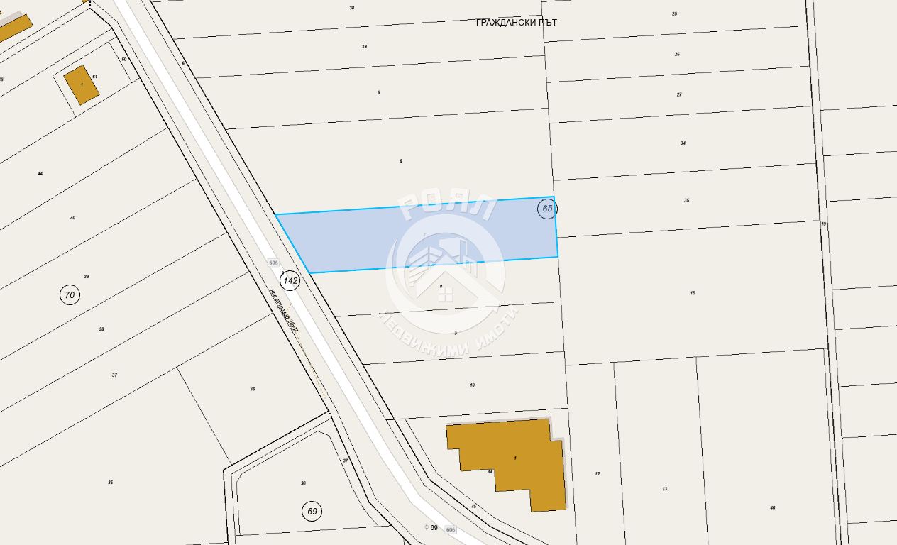 Роял Имоти продава парцел за промишлено строителство в с.Строево - 0