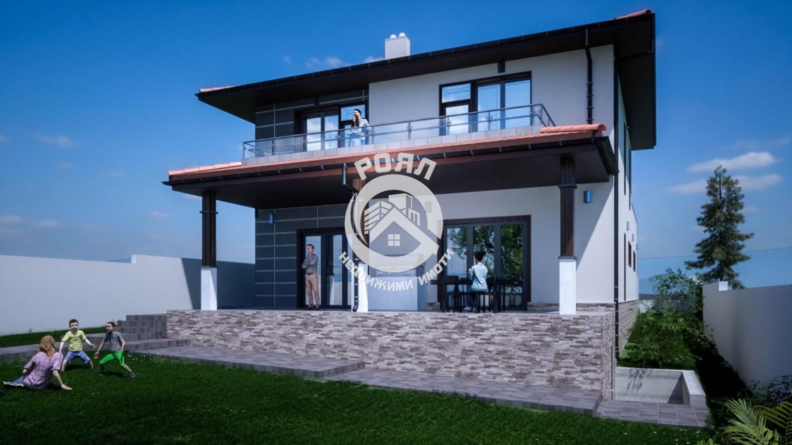 Роял имоти продава парцел с готов проект, с. Белащица, община Родопи - 0