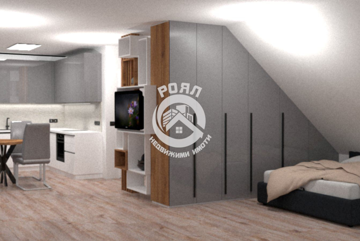 Роял имоти продава едностаен апартамент с готов дизайнерски проект,Кършияка,Пловдив - 0