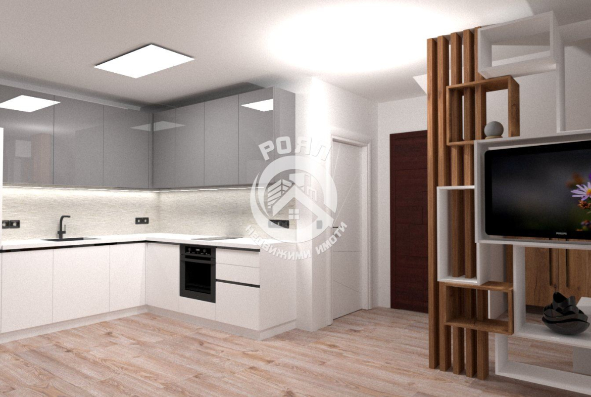 Роял имоти продава едностаен апартамент с готов дизайнерски проект,Кършияка,Пловдив - 0