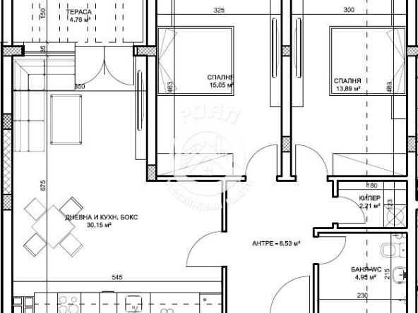 Роял имоти продава тристаен апартамент, ново строителство, Смирненски, Пловдив - 0