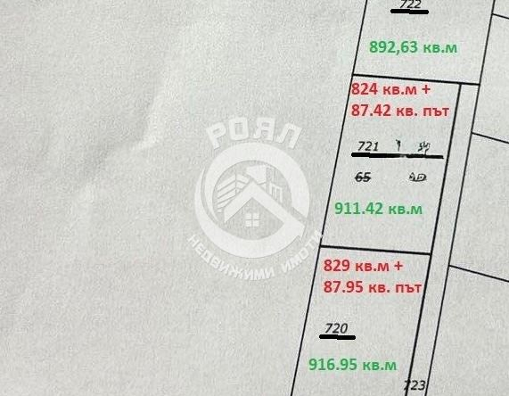 Роял имоти продава 3 парцела -УПИ, с.Браниполе.Пловдив - 0