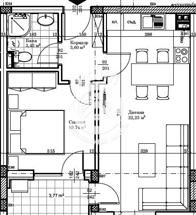 Роял имоти продава двустаен апартамент в гр. Стамболийски - 0