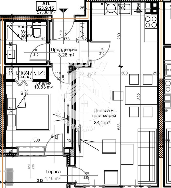 Роял имоти продава двустаен апартамент, Остромила, Пловдив - 0