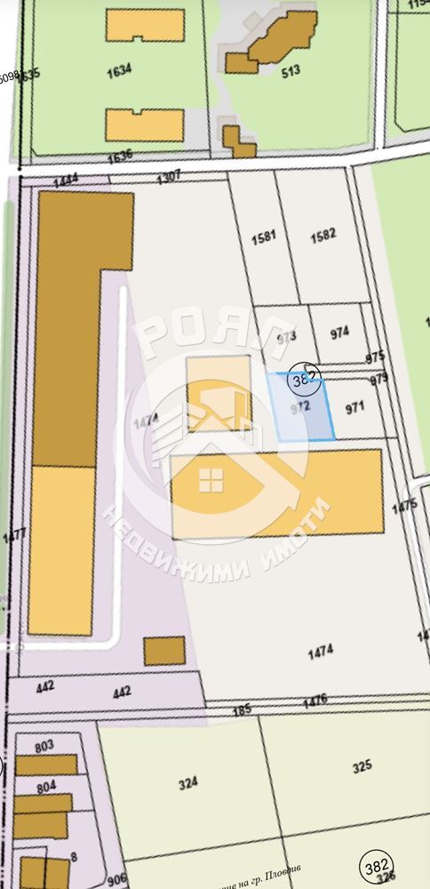 Роял имоти продава парцел УПИ, кв.Беломорски ,Пловдив - 0