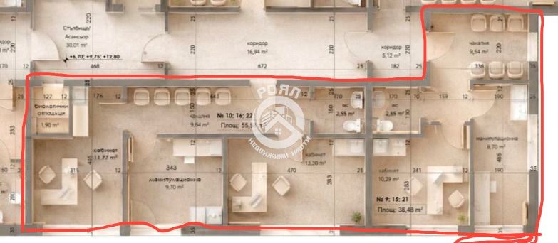 Роял Имоти продава медицински кабинет в гр.Пловдив,кв.Кършияка - 0