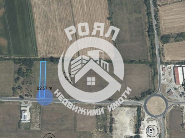 Роял имоти продава земеделска земя на 410 метра от колелото на Пазарджишко шосе,Пловдив - 0