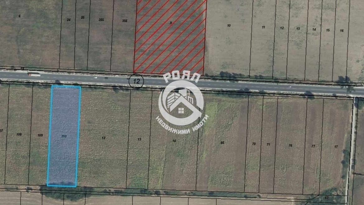 Роял имоти продава земеделска земя находяща се в с. Костиево, общ. Марица, преди 9ти километър - 0