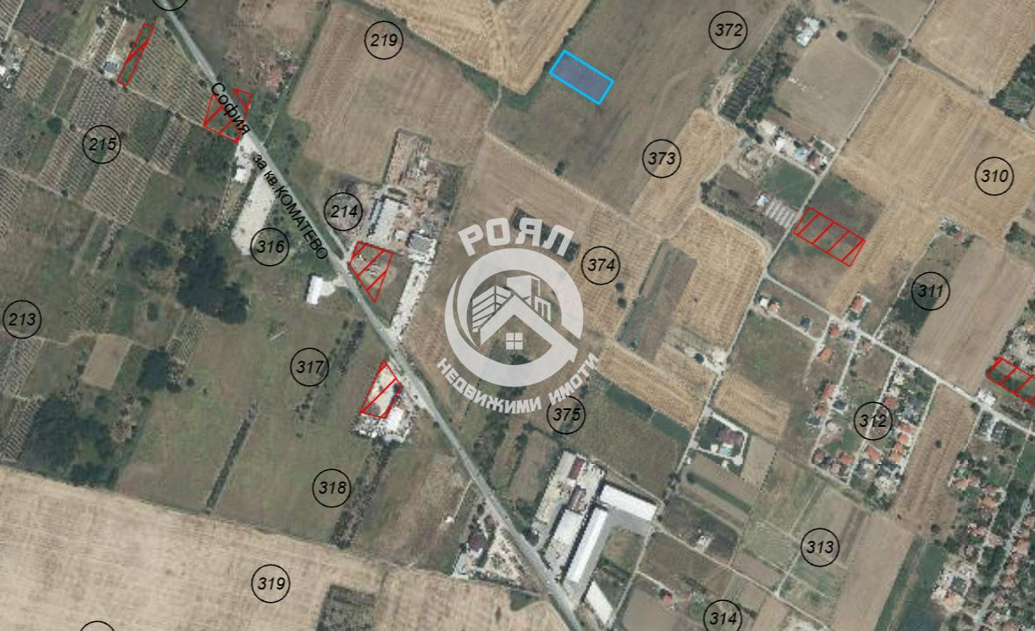 Роял Имоти продава Земеделска земя между кв.Прослав и кв.Коматево, Пловдив - 0